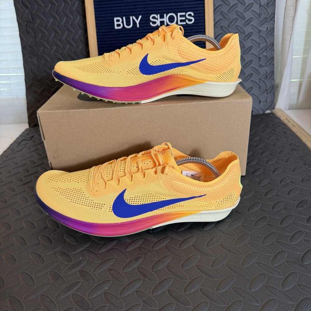Nike ZoomX DragonFly 2 Track Distance Spikes FD8413 800 Citron Men's Size 12